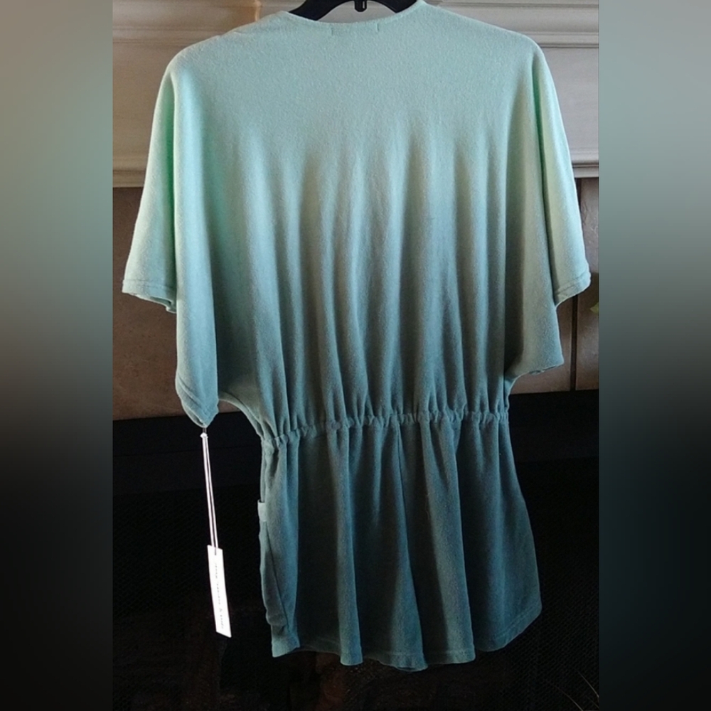 NWT Young Fabulous and Broke Green Ombre Terrycloth Romper, XS - Picture 7 of 7